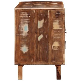 Berkfield Home TV Cabinet 105x46x32 cm Solid Wood Reclaimed in Brown | Size: 105 x 46 x 32 cm