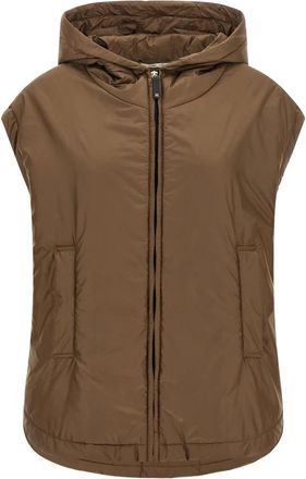 Max Mara Vests - Dames - Bodywarmers - Bruin - XS - Jassen