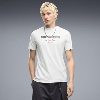 Puma T-shirt grafica PUMA Class da uomo, Abbigliamento, Bianco, XXL