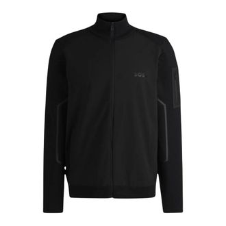 HUGO BOSS Zip Hoodie - Heren - Sport - Zwart - Maat: XL