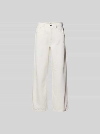 Anine Bing Wide Fit Jeans im 5-Pocket-Design in Ecru, Gr&ouml;&szlig;e 25
