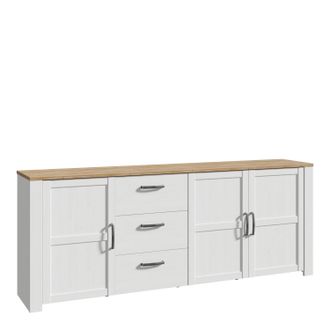 Furniture To Go Bohol Large Sideboard in White