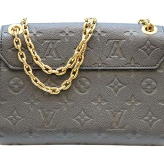 Louis Vuitton Tweedehands leren Louis Vuitton tassen - Dames - Pre-owned - Zwart - Maat: ONE Size Leer