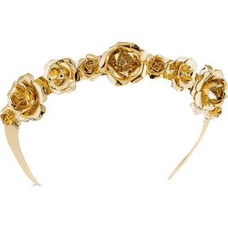 Epona Valley Field of Roses Crown in Gold at Nordstrom