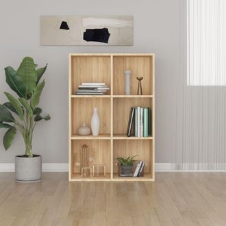 vidaXL Estanter&iacute;a/aparador Madera Ingenier&iacute;a Roble Sonoma 66x30x98 Cm Vidaxl