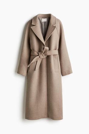 H&M Maximantel aus Wollmix - Beige