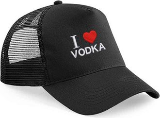 Generic I Love Vodka Cap Snapback Adults, Adjustable Strap, Sporty Hat, Casual Headwear, Mens/Womens Cap, Outdoor Accessory Black