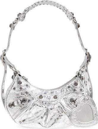 Balenciaga Silver Le Cagole XS shoulder bag