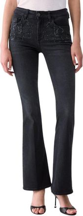 Liu Jo Long Spark Flared Jeans - Dames - Flared Jeans - Zwart - W26 - Denim - Jeans