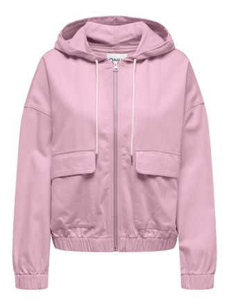 Only Parka ONLY ONLKENZIE-SOFT LIFE L/S JACKET CC PNT, Damen, Gr. XL, roseate spoonbill, Web, Obermaterial: 70% Lyocell, 30% Baumwolle, unifarben, regular 