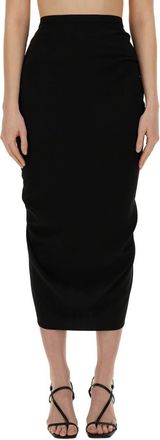 Dries Van Noten Skirt With Drape