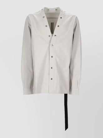 Rick Owens larry shirt long sleeves strap detail
