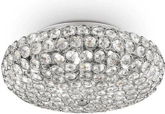 Ideal Lux Ideal Lux - King - 5 Light Indoor Medium Flush Light Chrome, G9