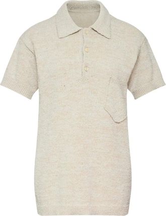 Maison Margiela Polo m&eacute;lange - Toni neutri