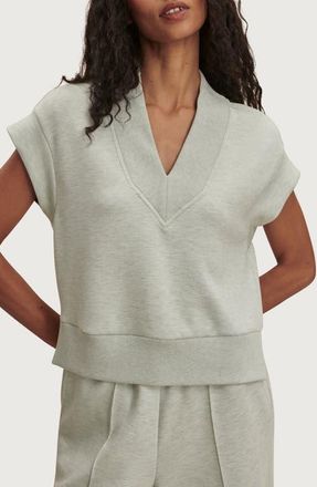 Varley Gracee V-Neck Performance Tank in Mint Green Marl at Nordstrom, Size Xx-Small