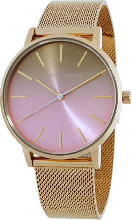 A|X Armani Exchange Quartz Pink Dial Ladies Watch AX5619