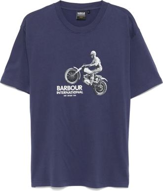 Barbour Jump Archive T-shirt - men - Cotton - L - Blue