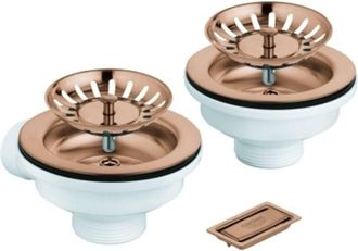 GROHE Juego De Desag&uuml;e Grohe, Sin Exc&eacute;ntrica, Para Fregaderos De Cocina