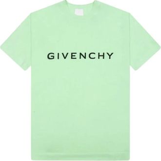Givenchy Archetype T-Shirt - Heren - T-shirts - Groen - L - Katoen - Tops