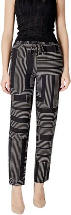 Jacqueline de Yong Jdypepper Mw Wvn Dia Palazzo Pants - Dames - Straight fit broeken - Veelkleurig - W32 - Nylon - Broeken