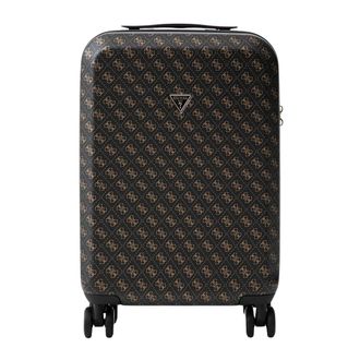 Guess Latona Logo Trolley - Dames - Handbagage koffer - Zwart - ONE Size - Polyester - Koffers