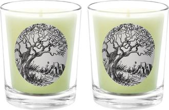 Qualitas Amber Two Scented Beeswax Candle Set