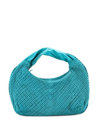 Bottega Veneta Belly Mini Ponza Leather Large hobo bag - women - Calf Leather - One Size - Green