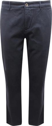 Brooksfield Slim Indigo Verven Ivy Chino Broek - Heren - Chinos - Blauw - 4XL - Broeken