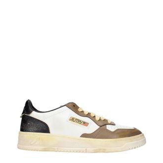 Autry Sneakers Heren Leer Wit/Bruin Maltees