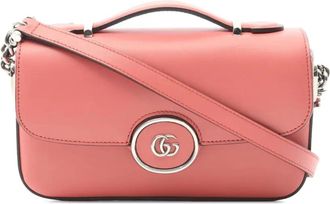 Gucci 2016-2025 Mini Leather Petite GG satchel - Pink