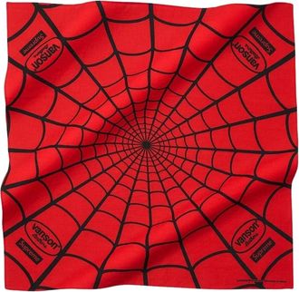 SUPREME x Vanson Leathers SS26 Spider-Man Bandana Red SUP-SS26-2010-RED