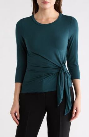 Renee C Side Knot Top in Dark Green at Nordstrom Rack, Size X-Large