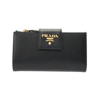 Prada Saffiano Black Saffiano Wallet (Bi-Fold) (Pre-Owned)
