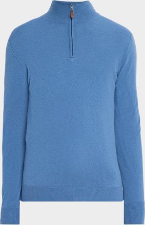 Neiman Marcus Men & apos;s Cashmere Quarter-Zip Sweater