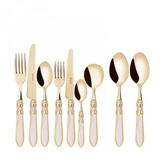 Bugatti ALADDIN Gold, Posate Set 44 pz, Scatola Gallery, Casa Bugatti