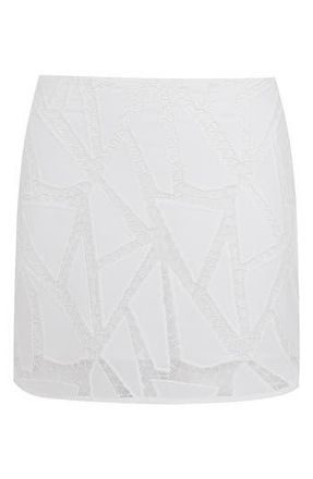 Vix Luna Cover-Up Miniskirt in Off White at Nordstrom Rack, Size Small