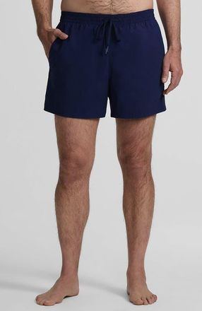 Lands End 5 Inch Volley Swim Trunk in Deep Sea Navy at Nordstrom, Size Small