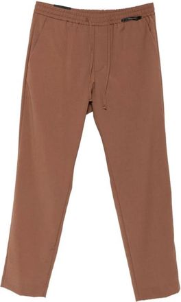 Michael Coal MC Adam Broek met trekkoord - Heren - Sweatpants - Bruin - W36 - Katoen - Broeken