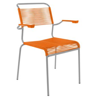 Schubiger M&ouml;bel Spaghetti-Stuhl S&auml;ntis mit Armlehnen