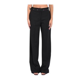Msgm Mujer, Pantalones, Negro, Talla: M