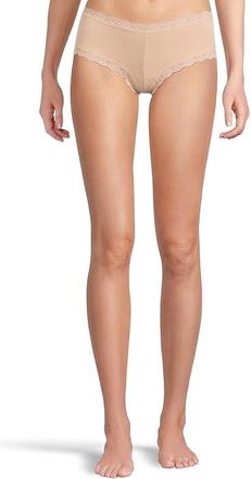 Hanky Panky SUPIMA(r) Cotton Boyshort Womens Underwear Chai : LG, Cotton/Jersey/Nylon