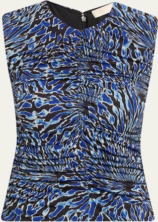 Ulla Johnson Annie Gathered Sleeveless Jersey Top