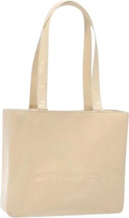 Chanel Pre-owned Tote Bags, female, Beige, Size: ONE SIZE Pre-owned Vintage Tote Bag