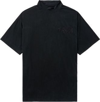 Magliano A Chic velvet T-shirt - women - Cupro/Elastane - S - Black