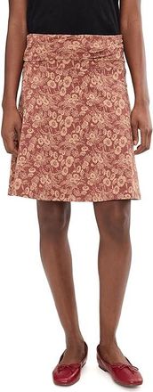 Toad&Co Chaka Skirt Womens Skirt Copper Print : MD, Cotton/Jersey/Spandex