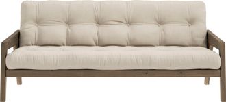Karup Design Schlafsofa Mit Holzstruktur, inkl. Futonmatratze, Liegefläche 130x190 cm