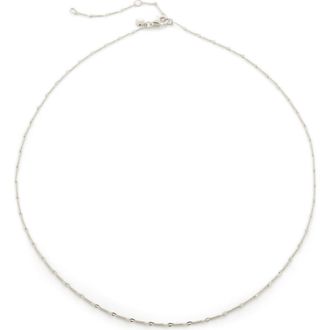 Monica Vinader Fine Twist Choker in Ss at Nordstrom Rack