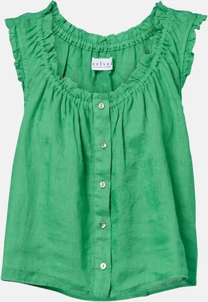 Velvet Tana linen top