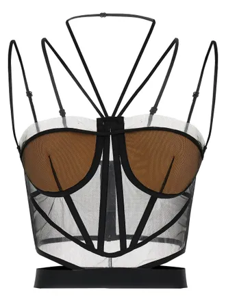 Nensi Dojaka Polyamide Tank Womens Tops