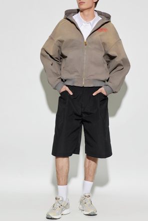 Willy Chavarria Jacket With Vintage Effect, Mens, Grey